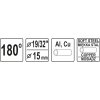 Ohybačka na trubky Al, Cu, 180°, pr. 9/32" - 15mm