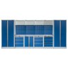Kvalitní PROFI BLUE dílenský nábytek - 4535 x 2000 x 495 mm - MTGS1300A33