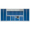 Kvalitní PROFI BLUEdílenský nábytek - 4535 x 2000 x 495 mm - MTGS1301AQ