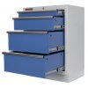 Sestava kvalitních PROFI BLUE dílenských skříněk s pracovní deskou - MTGS1300BAL07 Blue