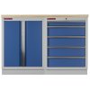 Sestava kvalitních PROFI BLUE dílenských skříněk s pracovní deskou - MTGS1300BAL08 Blue