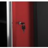 Celokovová dvoukřídlá skříňka PROFI 680x458x910 mm - RTGC1300
