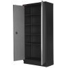 Celokovová široká dílenská skříň PROFI 915x458x2000 mm - TGB1336