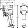 Pneumatický rázový utahovák 1/2", 1200Nm - HA218356