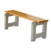 Betonová lavička Max (Délka latí 1950 mm, Typ betonu vymývaný, Typ ukotvení klasické (šrouby))