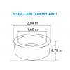 Vířivý bazén MSPA Carlton M-CA061