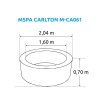 Vířivý bazén MSPA Carlton M-CA061