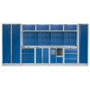 Kvalitní PROFI BLUE dílenský nábytek 4235 x 495 x 2000 mm - MTGS1300AG