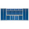 Kvalitní PROFI BLUE dílenský nábytek - 4535 x 2000 x 495 mm - MTGS1300AE