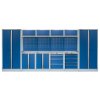 Kvalitní PROFI BLUE dílenský nábytek - 4535 x 495 x 2000 mm - MTGS1300BB2