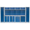 Kvalitní PROFI BLUE dílenský nábytek 3920 x 495 x 2000 mm - MTGS1300BB8