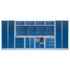 Kvalitní PROFI BLUE dílenský nábytek - 4535 x 2000 x 495 mm - MTGS1301AN