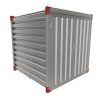 container 2,25m RED front new