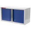 Celokovová dvoukřídlá závěsná skříňka PROFI BLUE 680x281x350 mm - MWGB1326C