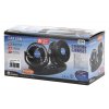 Ventilátor MITCHELL DUO 2x130mm 12V na palubní desku s teploměrem