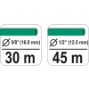 Stojan navíjecí na zahradní hadici 1/2" 45m