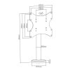 Podstavec Tv Fiber Mounts LAZY