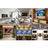 vyrp11 697Moznosti pouziti drzaku Tv 65 az 130 palcu s nosnosti 110kg domaci kina ucebny recepce konference Edbak XWB1