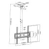 Držák na televize Fiber Mounts M9C43