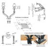 Držák notebooku a monitoru Fiber Mounts H3F160