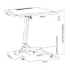 Stolek na laptop Fiber Mounts M8C49