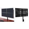 Stolní držák na 4 Tv monitory Ergosolid NF44