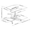 vyrp16 1521Kancelarska pracovni stanice na PC s monitorem tiskarnou klavesnici mys Fiber Mounts M8C48