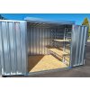 container 2,25m BLUE open
