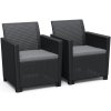 claire duo kresla grafit
