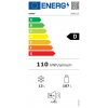 Lednice s mrazákem uvnitř - bílá - DOMO DO91122, Objem chladničky: 107 l, Objem mrazáku: 13 l, Třída: D