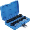 Sada nástrčných hlavic se spirálovým profilem / šroubovák, 12,5 mm (1/2"), 8 - 27 mm, 16dílná, BGS 5269
