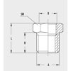 Redukce GAV 3/8" - 1/4"