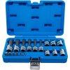 Sada nástrčných klíčů, tisícihran XZN, 1/4", 1/2", M4 - M18, 18 ks - B5172