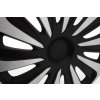 Kryty kol 14" CALIBER Carbon (sada) silver/black