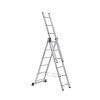 5751 alumet univerzalni 3 dilny zebrik 3x7 pricek 44 x 197 cm max 150 kg zaruka 5 let