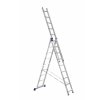 Alumet, univerzální 3-dílný žebřík, 3x9 příček, 44 x 9 x 253 cm, max. 150 kg, záruka 5 let