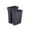 Odpadkový koš na tříděný odpad ECOSORT, 75 l