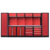 Kvalitní PROFI RED dílenský nábytek 3920 x 495 x 2000 mm - RTGS1300BB8