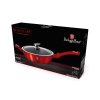 Pánev Berlingerhaus hluboká s mramorovým povrchem a poklicí 32 cm Burgundy Metallic Line