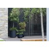 Květináč Prosperplast HEOS antracit 29,8 cm