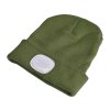 cepice s celovkou 4x45lm usb nabijeni tmave zelena univerzalni velikost 73 acryl a 27 polyester img 43192 d3 fd 11