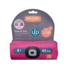 cepice s celovkou 4x45lm usb nabijeni svetle seda ruzova oboustranna univerzalni velikost 73 acryl a 27 polyester img 43197 o fd 11