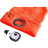 cepice s celovkou 4x25lm usb nabijeni fluorescentni oranzova economy univerzalni velikost 100 acryl img 43455 d2 fd 11