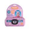 cepice s celovkou 4x25lm usb nabijeni ruzova se trpytkou a bambulemi detska 70 acryl a 30 polyester img 43458 o fd 11