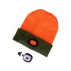 cepice s celovkou 4x45lm usb nabijeni fluorescentni oranzova khaki zelena oboustranna univerzalni velikost 100 acryl img 43460 d2 fd 11