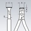 Čelní štípací kleště pro mechaniky chromované potaženo plastem 130 mm - 6903130