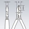 Boční štípací kleště chromované 125 mm - 7603125