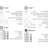 BEZ OBALU klíče nástrčné, sada 108ks, 1/4", 1/2", CrV