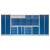 Kvalitní PROFI BLUE dílenský nábytek - 4535 x 2000 x 495 mm - MTGS1300A11
