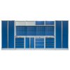 Kvalitní PROFI BLUE dílenský nábytek - 4535 x 2000 x 495 mm - MTGS1300AM